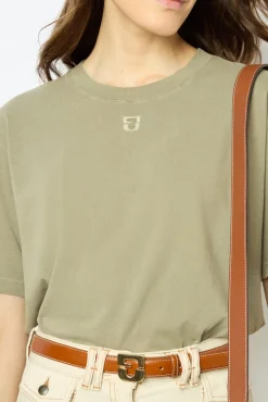 Outlet Short sleeves T-shirt with a logo - AZEMIA Tops & T-Shirts