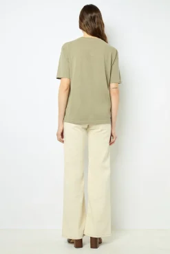 Outlet Short sleeves T-shirt with a logo - AZEMIA Tops & T-Shirts