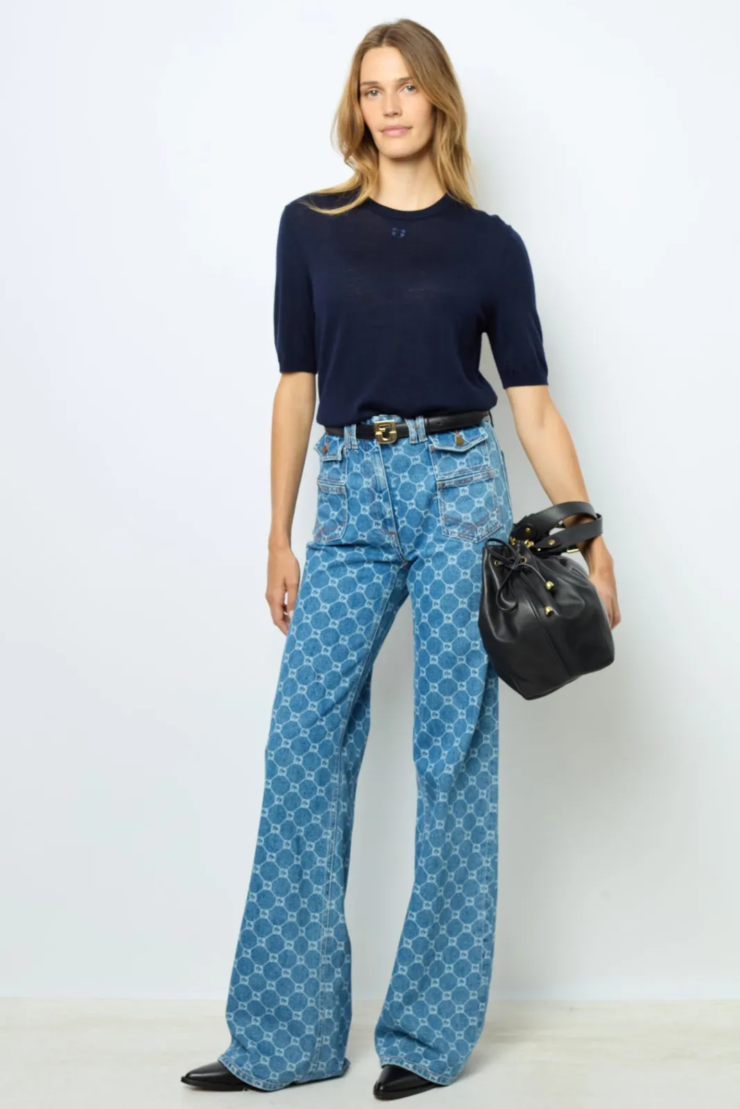 New Short sleeves wool sweater - LYSEA Knitwear