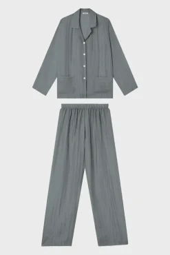 Hot Silk Pyjama - Light grey Pyjamas & Kimonos