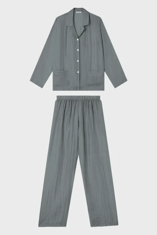 Hot Silk Pyjama - Light grey Pyjamas & Kimonos