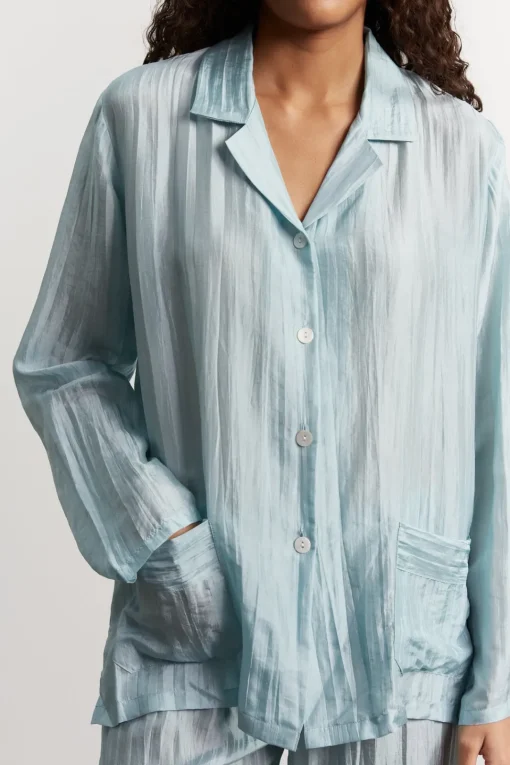 Hot Silk pyjamas - sky blue Pyjamas & Kimonos