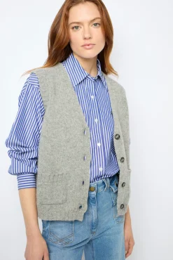 Best Sleeveless cardigan - JOSSELYN Knitwear