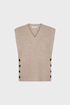 Sale Sleeveless ribbed sweater - JULIETTA Knitwear