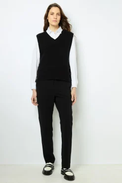 New Sleeveless ribbed sweater - JULIETTA Knitwear