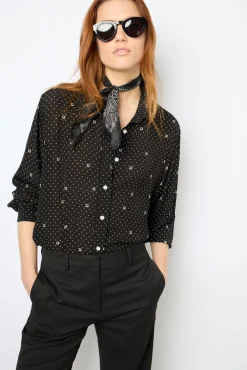 Clearance Soft polka dot shirt – CLYDE Shirts & Blouses|Suits & Outfits