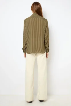 Discount Soft striped shirt - CLYDE Shirts & Blouses