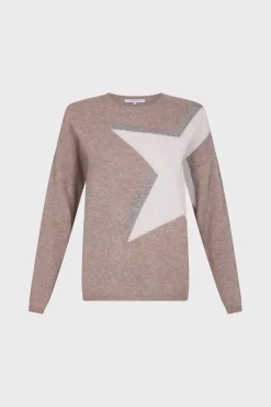 Sale Star cashmere sweater - JANELA Knitwear