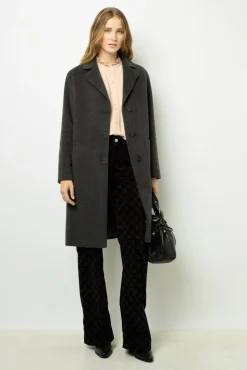 Clearance Straight cut wool coat - LATHICIA Coats