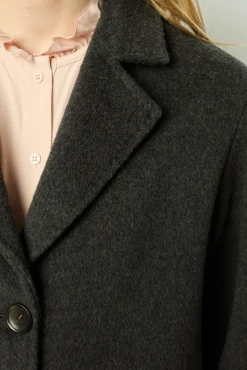 Clearance Straight cut wool coat - LATHICIA Coats