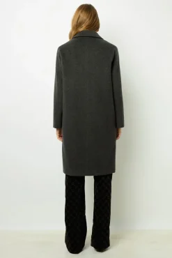 Clearance Straight cut wool coat - LATHICIA Coats