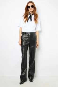 Outlet Straight leather pants - NOOR Leather & Pelts