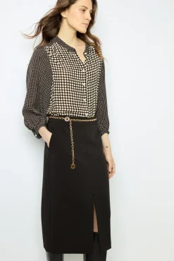 Discount Straight mid-length skirt - CLAIRVIE Skirts