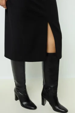 Best Straight mid-length skirt - CLEA Skirts