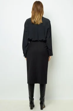 Best Straight mid-length skirt - CLEA Skirts