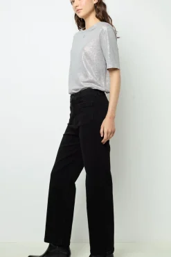 Hot Straight-leg, wide black jeans - NEVAE Trousers