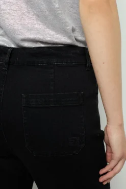 Hot Straight-leg, wide black jeans - NEVAE Trousers