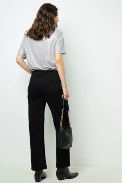 Hot Straight-leg, wide black jeans - NEVAE Trousers