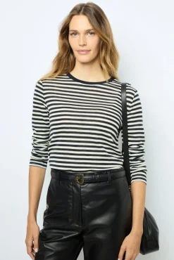 Outlet Striped fine wo"])self.__next_f.push([1,"ol T-shirt - ATHENAIS Tops & T-Shirts