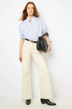 Sale Striped popelin blouse - BAO Shirts & Blouses