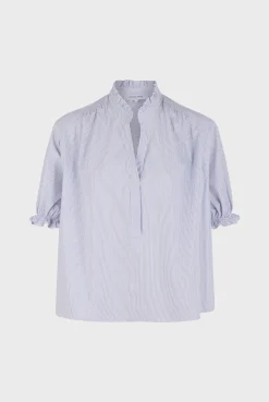 Sale Striped popelin blouse - BAO Shirts & Blouses