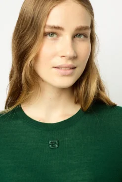 Outlet Sweater in fine wool with round neck - JADE Knitwear