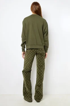 Hot Sweatshirt with a logo - ADRIENNE Tops & T-Shirts