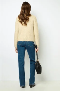 Outlet Thick cardigan with sequins - JANELLY Knitwear