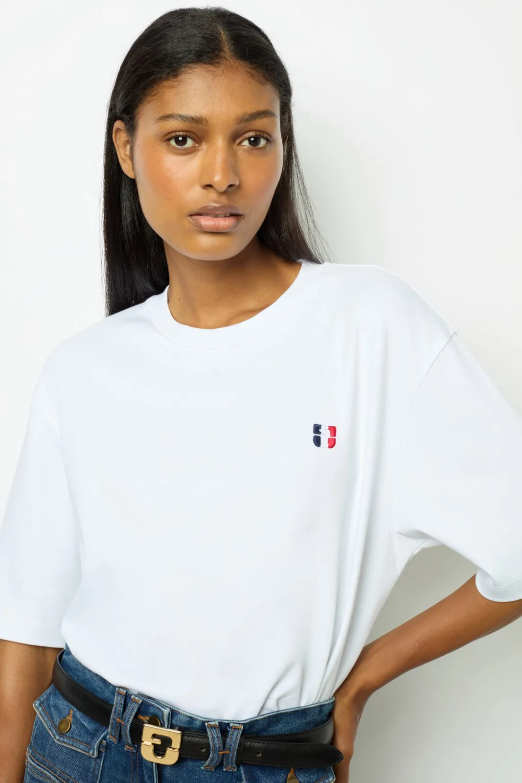 Clearance Tricolor monogrammed t-shirt - ALEXANDRINE Tops & T-Shirts