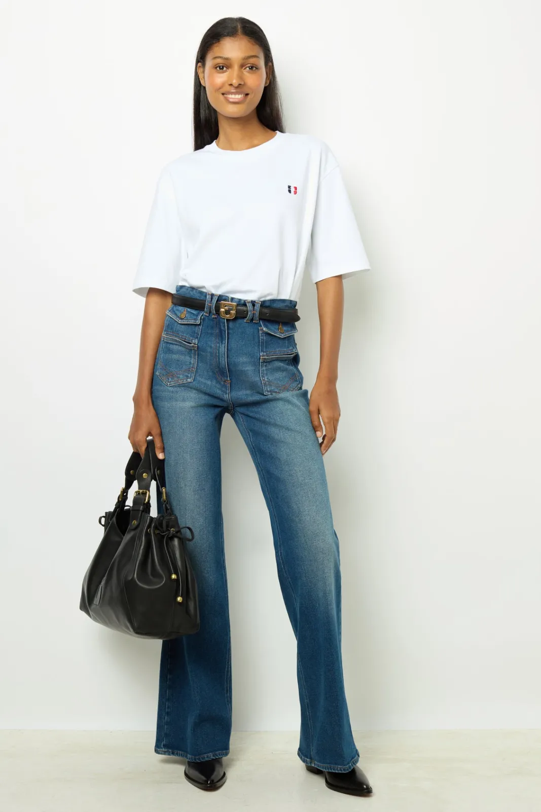 Clearance Tricolor monogrammed t-shirt - ALEXANDRINE Tops & T-Shirts