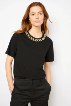 Clearance T-shirt with a chain - AGNES Tops & T-Shirts