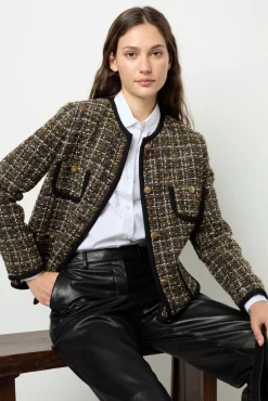New Tweed jacket with braid - MARGAUX Jackets