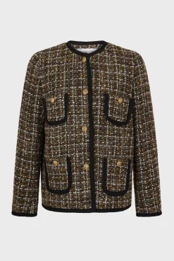 New Tweed jacket with braid - MARGAUX Jackets