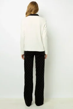 Outlet Two-tone cotton polo shirt - ALFREDINE Tops & T-Shirts