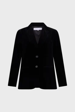 Hot Velvet straight blazer - MAEVA Jackets|Suits & Outfits