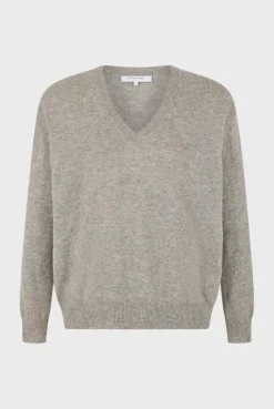 Best V-neck cashmere sweater - JANETTE Knitwear
