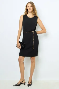 Hot Waisted dress with gold chain - SAYANNA Dresses