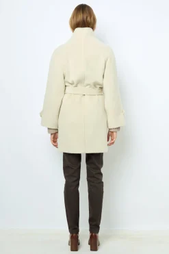 Hot Waisted mid-length coat - LOUISE Coats