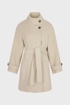 Hot Waisted mid-length coat - LOUISE Coats
