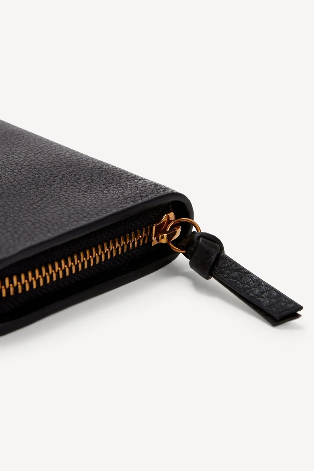 Clearance Walletin grainy leather metallic inside- WALLET Leather Goods