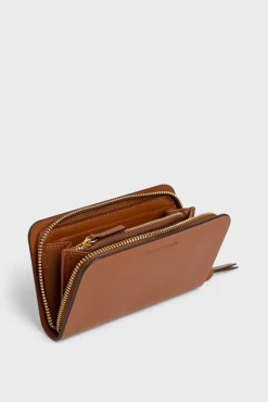 Discount Walletin plain leather - WALLET Leather Goods