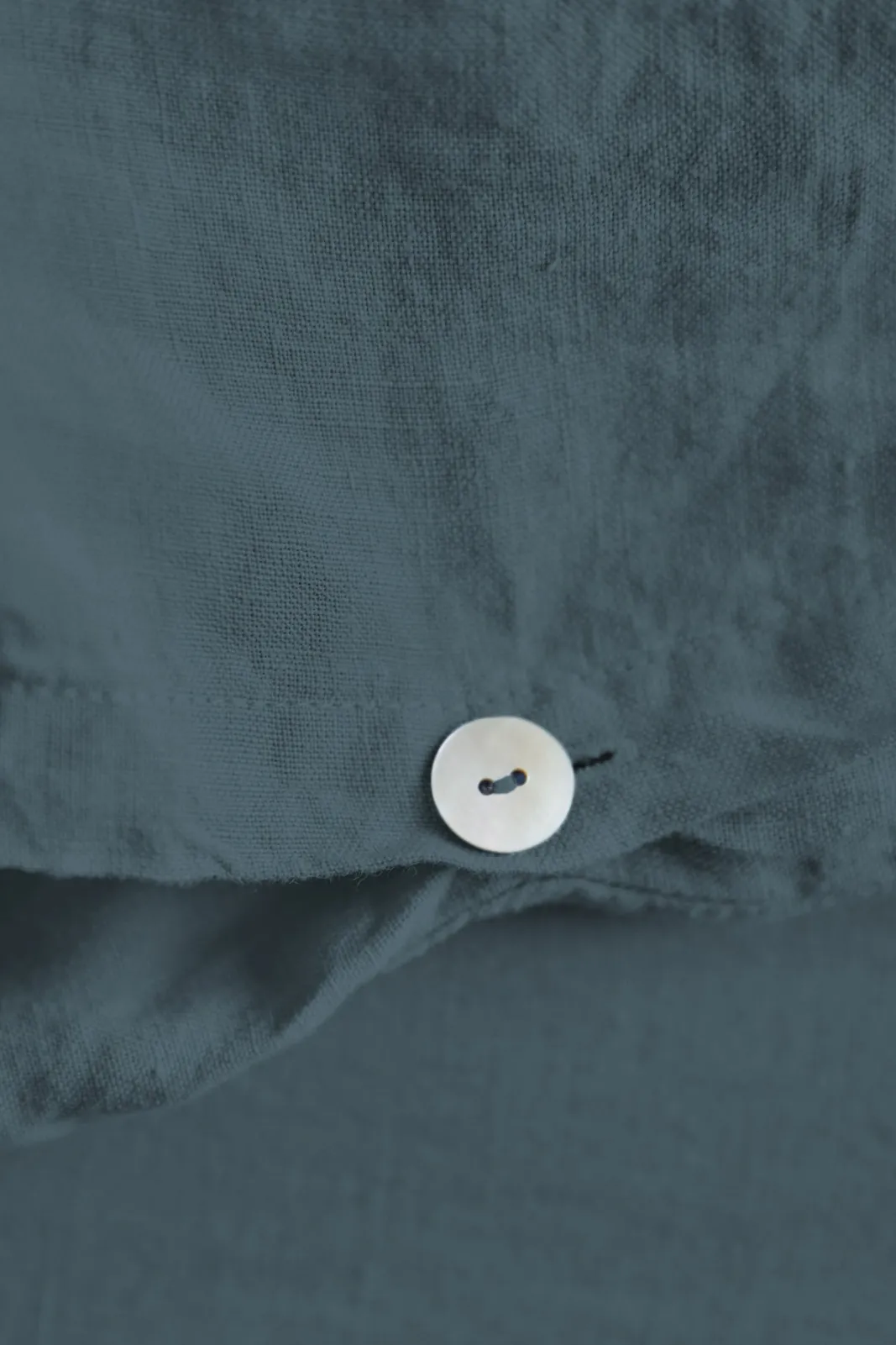 Clearance Washed linen duvet cover - midnight blue Duvet Covers