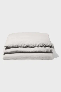 Best Washed linen duvet cover - pearl grey Duvet Covers