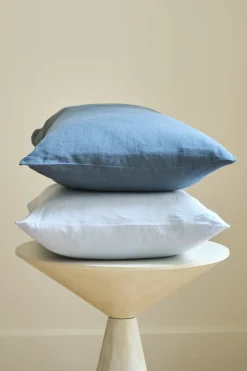 New Washed linen pillowcase - midnight blue Pillow Cases