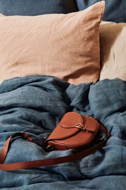 New Washed linen pillowcase - antique rose Pillow Cases