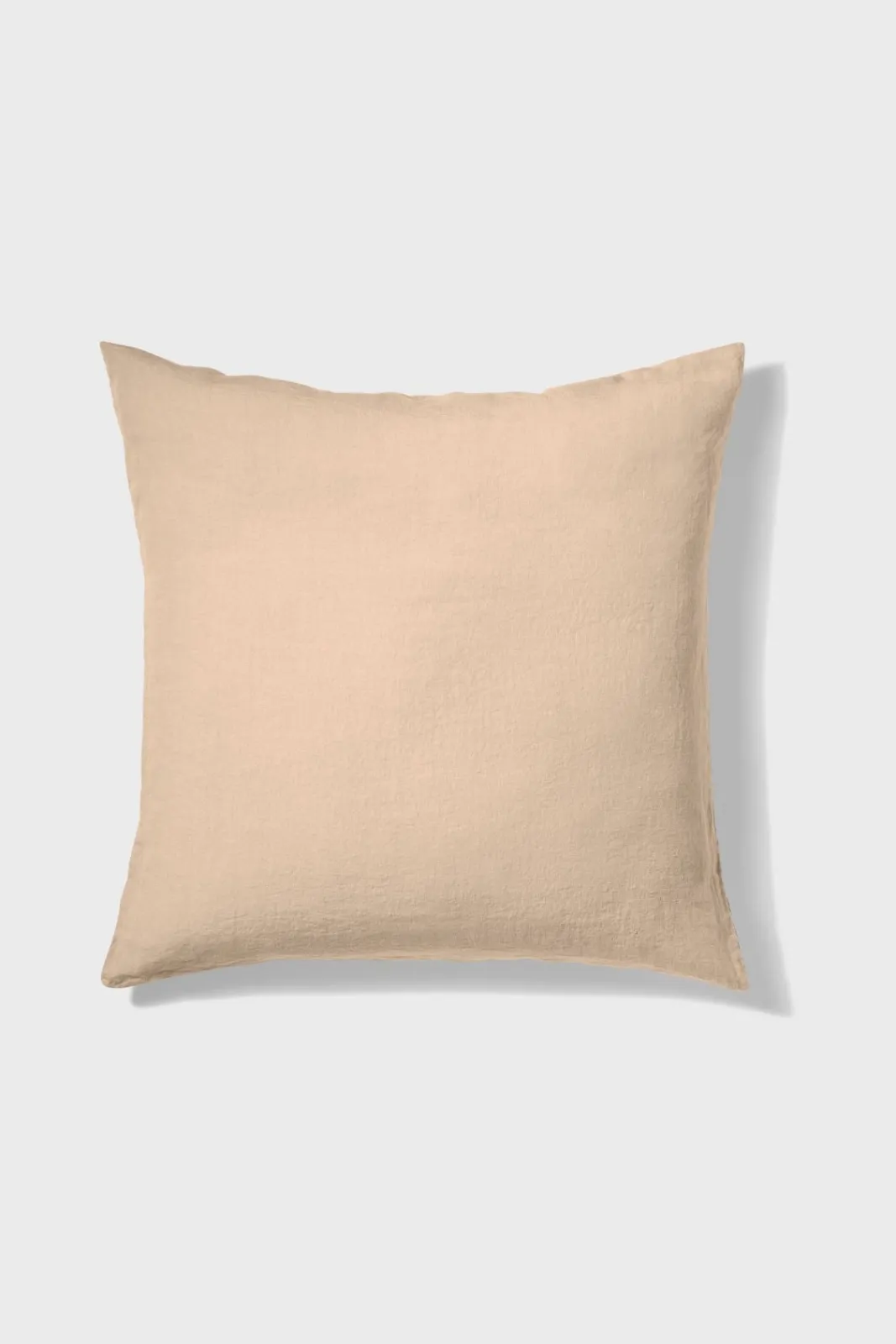 Clearance Washed linen pillowcase - light brown Pillow Cases