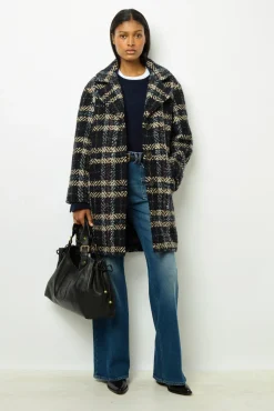 Fashion Wide check coat - LEONETTE Coats