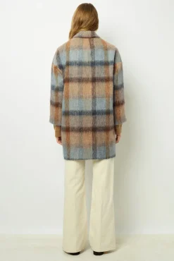Clearance Wide check coat - LEONILLE Coats