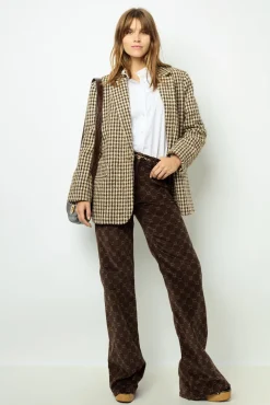 New Wide check jacket - MANUELLE Jackets