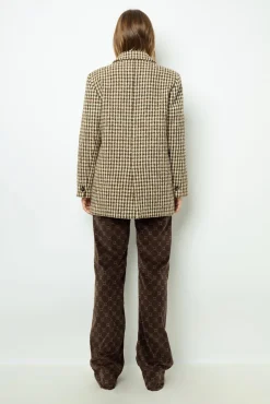 New Wide check jacket - MANUELLE Jackets